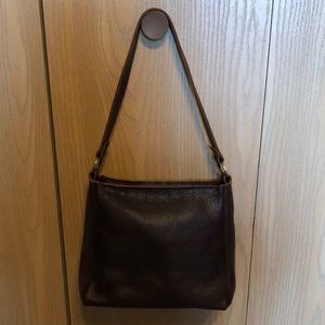 Portland Leather Goods Triangle Shoulder Bag in Coldbrew